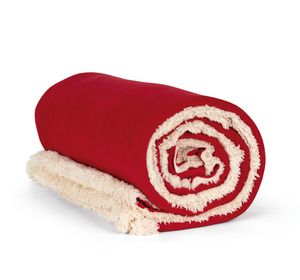 K-up KP431 - SHERPA BLANKET Cherry Red