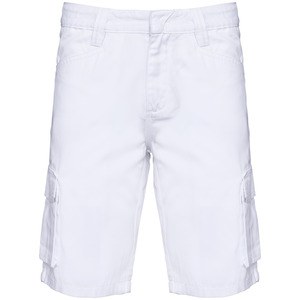 WK. Designed To Work WK713 - Mens eco-friendly multipocket bermuda shorts