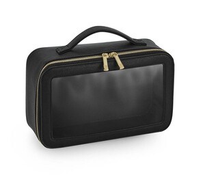 BAG BASE BG764 - BOUTIQUE CLEAR WINDOW TRAVEL CASE Black