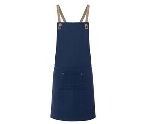 KARLOWSKY KYLS39 - Bib apron with cross straps and pocket