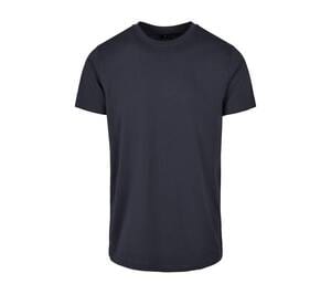 BUILD YOUR BRAND BYB010 - BASIC ROUND NECK T-SHIRT Navy