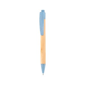 EgotierPro 50016 - Bamburunkoinen kynä PP- ja vehnäkuiduosilla MALMO Blue