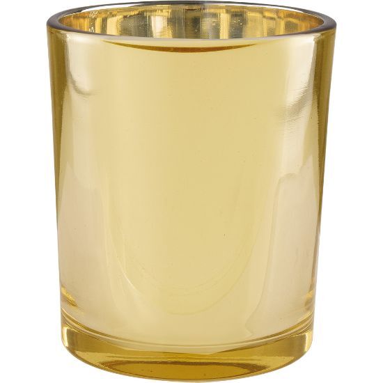 EgotierPro 52523 - Kultainen lasi vahakynttilä 85gr 6% bergamotti LOMBOK