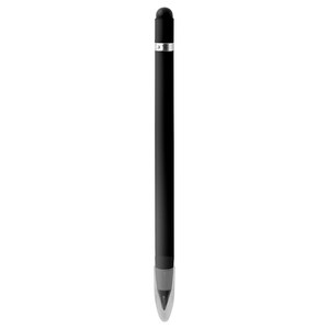 EgotierPro 53501 - Kierrätysalumiininen ikuinen kynä, kumilla ja kärkisuojalla MILELE Black