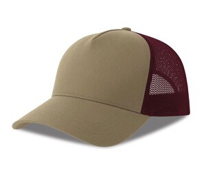 Khaki/ viininpunainen