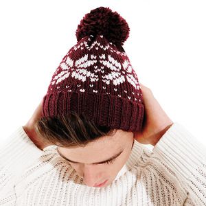 Beechfield BC456 - Fair Isle snowstar beanie