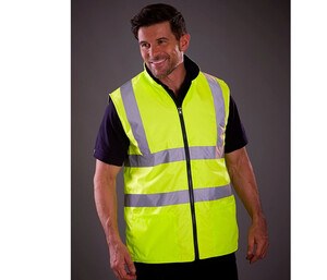 Yoko YK008F - High visibility reversible bodywarmer