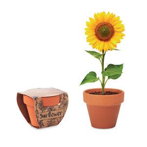 GiftRetail MO6147 - SUNFLOWER Terracotta ruukku