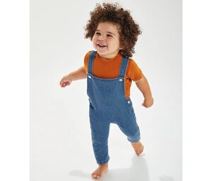 BABYBUGZ BZ056 - BABY ROCKS DENIM DUNGAREES