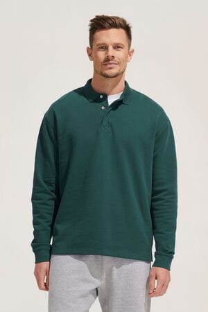 SOLS 03990 - Heritage Unisex Polo Collar Sweatshirt