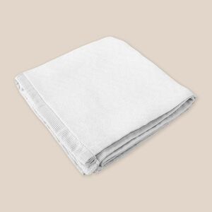 EgotierPro 50671 - Valkoinen kangas, 70% kierrätettyä puuvillaa, 30% SEAQUAL, 470 gr/m2